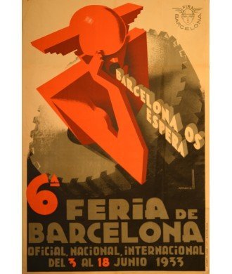 6ª FIRA DE BARCELONA. 1933 BARCELONA US ESPERA!