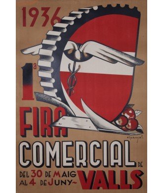 VALLS 1ª FIRA COMERCIAL 1936