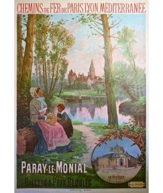 PARAY-LE-MONIAL. CHEMINS DE FER DE PARIS-LYON-MEDITERRANEE