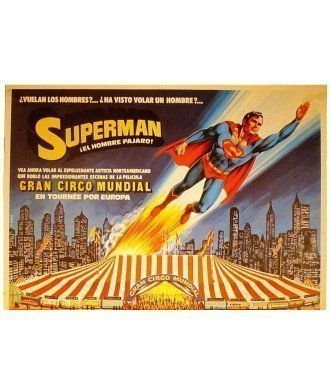 SUPERMAN. GRAN CIRCO MUNDIAL. 1979. VALLADOLID