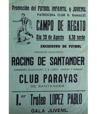 CAMPO DE REGATO. RACING DE SANTANDER - CLUB PARAYAS
