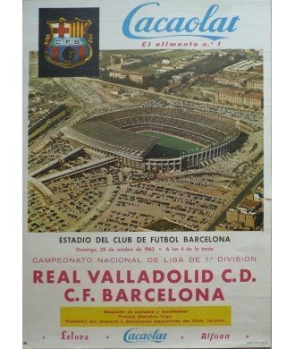 REAL VALLADOLID C.D. - BARCELONA F.C. 1962