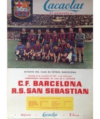 F.C. BARCELONA - R.S. SAN SEBASTIAN 1959