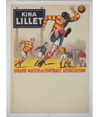 KINA LILLET. GRAND MATCH DE FOOTBALL ASSOCIATION