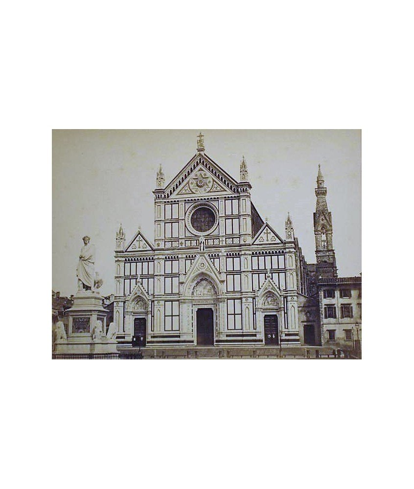 Basilica church of Santa Maria Novella in Florence, Italy. Renaissance facade.