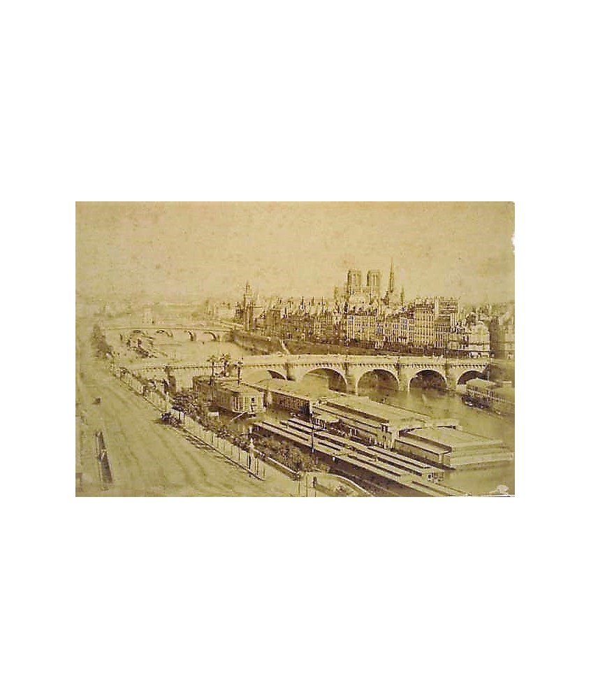 PARIS, LA SEINE. Ca. 1860
