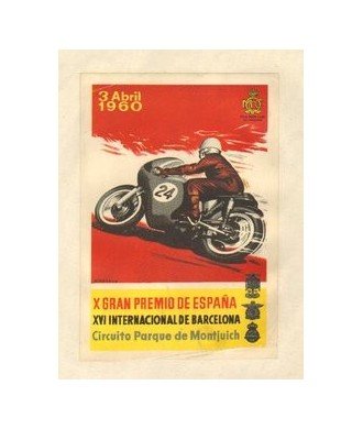 X GRAN PREMIO DE ESPAÑA y XVI INTERNACIONAL DE BARCELONA. 1960. GRANELL. REAL MOTOCLUB CATALUÑA