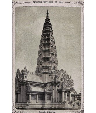 PARIS, Exp. Universelle de 1889. Pagode d'Angkor. N.D. Phot.