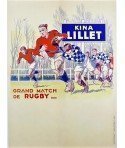 GRAND MATCH DE RUGBY (Football). KINA LILLET