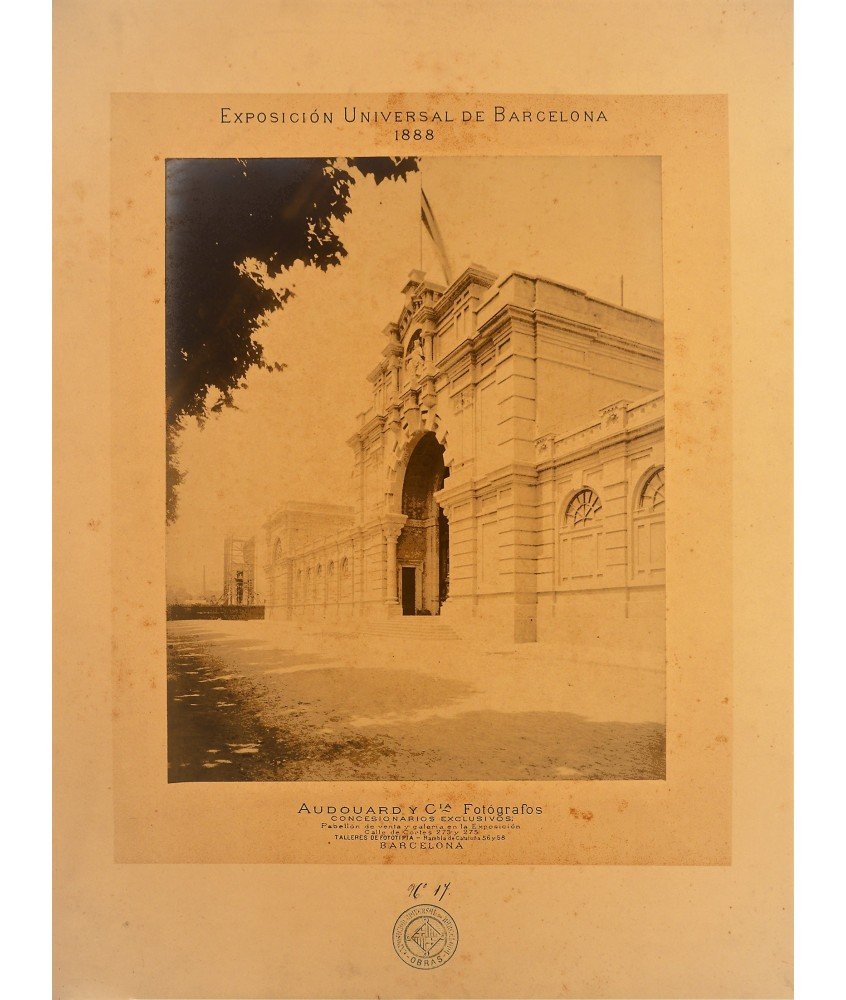 BARCELONA, EXPOSICIÓN UNIVERSAL DE BARCELONA 1888. Nº 17 . OBRAS