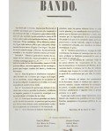 BANDO ALCALDES CONSTITUCIONALES. BARCELONA 1856. CARRUAJES DE LUJO Y PERROS
