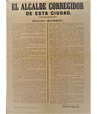 EL ALCALDE DE ESTA CIUDAD. BARCELONA 1865. ANTONIO QUEVEDO. CARRUAJES