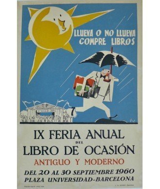 IX FERIA ANUAL DEL LIBRO DE OCASIÓN ANTIGUO Y MODERNO 1960