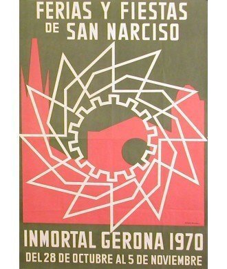 GERONA FERIAS Y FIESTAS DE SAN NARCISO 1970