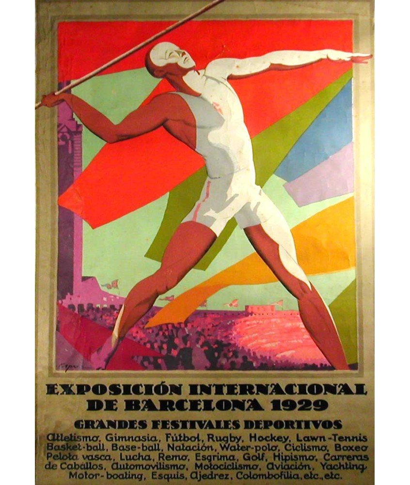 EXPO 1929 GRANDES FESTIVALES DEPORTIVOS