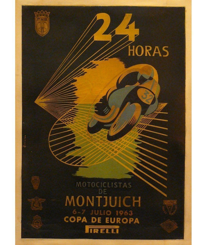 24 HORAS MOTOCICLISTAS DE MONTJUICH 1963