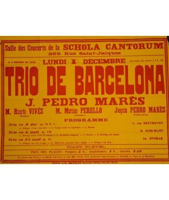 TRIO DE BARCELONA - J. PEDRO MARES