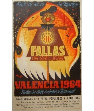 VALENCIA 1964 FALLAS DE SAN JOSE