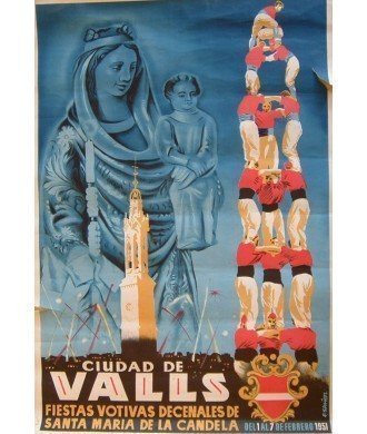 CIUDAD DE VALLS FIESTAS DECENALES 1951