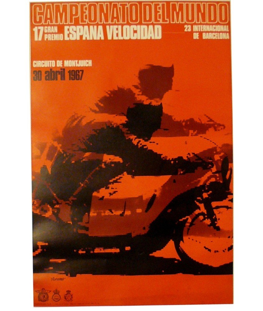 CAMPEONATO DEL MUNDO 1967. 17 GRAN PREMIO ESPAÑA DE VELOCIDAD.