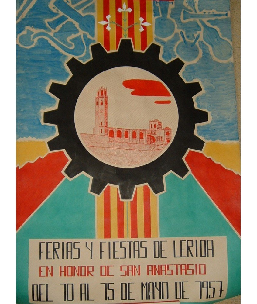 LERIDA FERIA Y FIESTAS SAN ANASTASIO 1957