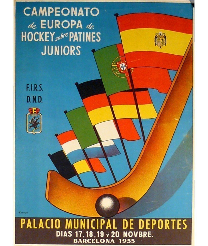 CAMPEONATO DE EUROPA DE HOCKEY SOBRE PATINES 1955